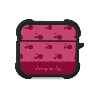 Θήκη Σιλικόνης Sonique Delulu Polka Era Series για AirPods 3 Top Cherry