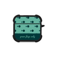 Θήκη Σιλικόνης Sonique Delulu Polka Era Series για AirPods 4 Green Flags