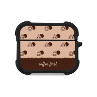 Θήκη Σιλικόνης Sonique Delulu Polka Era Series για AirPods Pro 3 Coffee First
