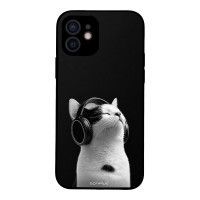 Θήκη Sonique Men's Edition για Apple iPhone 12 Audio Kitten - White
