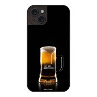 Θήκη Sonique Men's Edition για Apple iPhone 15 Plus One Beer, Please