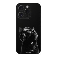 Θήκη Sonique Men's Edition για Apple iPhone 15 Pro Audio Kitten - Black