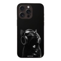 Θήκη Sonique Men's Edition για Apple iPhone 15 Pro Max Audio Kitten - Black