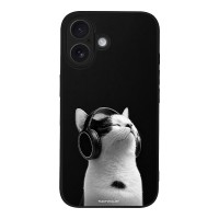 Θήκη Sonique Men's Edition για Apple iPhone 16 Audio Kitten - White