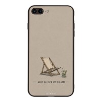 Θήκη Sonique Men's Edition για Apple iPhone 7 Plus / iPhone 8 Plus Αχού και δε με νοιάζει