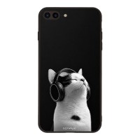 Θήκη Sonique Men's Edition για Apple iPhone 7 Plus / iPhone 8 Plus Audio Kitten - White