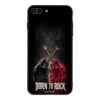 Θήκη Sonique Men's Edition για Apple iPhone 7 Plus / iPhone 8 Plus Born to Rock