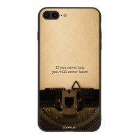 Θήκη Sonique Men's Edition για Apple iPhone 7 Plus / iPhone 8 Plus Old Letter