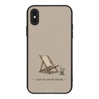 Θήκη Sonique Men's Edition για Apple iPhone X / iPhone XS Αχού και δε με νοιάζει