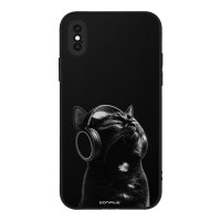 Θήκη Sonique Men's Edition για Apple iPhone X / iPhone XS Audio Kitten - Black