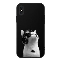 Θήκη Sonique Men's Edition για Apple iPhone X / iPhone XS Audio Kitten - White