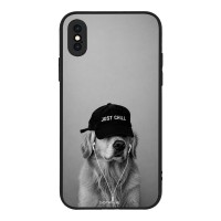 Θήκη Sonique Men's Edition για Apple iPhone X / iPhone XS Just Chill Pup