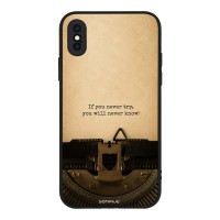 Θήκη Sonique Men's Edition για Apple iPhone X / iPhone XS Old Letter