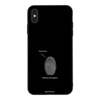 Θήκη Sonique Men's Edition για Apple iPhone XS MAX Αποτύπωμα