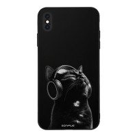 Θήκη Sonique Men's Edition για Apple iPhone XS MAX Audio Kitten - Black