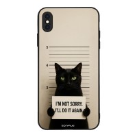 Θήκη Sonique Men's Edition για Apple iPhone XS MAX Not Sorry