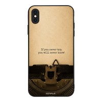 Θήκη Sonique Men's Edition για Apple iPhone XS MAX Old Letter