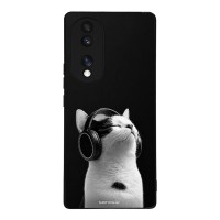 Θήκη Sonique Men's Edition για Honor 70 5G Audio Kitten - White