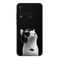 Θήκη Sonique Men's Edition για Huawei P30 Lite Audio Kitten - White