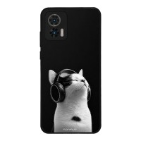 Θήκη Sonique Men's Edition για Motorola Edge 30 Neo 5G Audio Kitten - White
