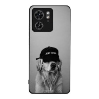 Θήκη Sonique Men's Edition για Motorola Edge 40 5G Just Chill Pup