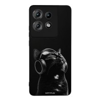 Θήκη Sonique Men's Edition για Motorola Edge 50 Pro 5G Audio Kitten - Black