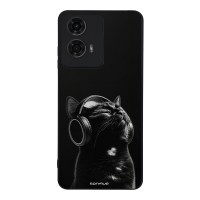 Θήκη Sonique Men's Edition για Motorola Moto G04 4G / Moto G04s 4G / Moto G24 4G / Moto G24 4G Power / Moto E14 4G Audio Kitten - Black