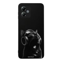 Θήκη Sonique Men's Edition για Motorola Moto G14 4G Audio Kitten - Black