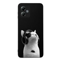 Θήκη Sonique Men's Edition για Motorola Moto G14 4G Audio Kitten - White