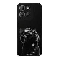 Θήκη Sonique Men's Edition για Motorola Moto G15 4G / Moto G15 Power / Moto G17 5G / Moto G17 Power 5G Audio Kitten - Black