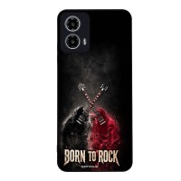 Θήκη Sonique Men's Edition για Motorola Moto G34 5G Born to Rock