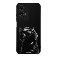 Θήκη Sonique Men's Edition για Motorola Moto G35 5G Audio Kitten - Black