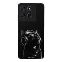 Θήκη Sonique Men's Edition για Motorola Moto G56 5G Audio Kitten - Black