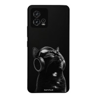 Θήκη Sonique Men's Edition για Motorola Moto G72 Audio Kitten - Black