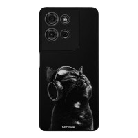 Θήκη Sonique Men's Edition για Motorola Moto G75 5G Audio Kitten - Black