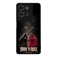 Θήκη Sonique Men's Edition για Motorola Moto G75 5G Born to Rock