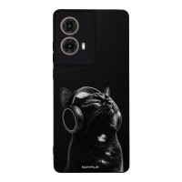 Θήκη Sonique Men's Edition για Motorola Moto G85 5G Audio Kitten - Black