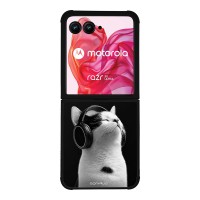 Θήκη Sonique Men's Edition για Motorola Motorola Razr 50 Ultra Audio Kitten - White