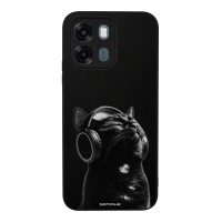 Θήκη Sonique Men's Edition για Oppo A6 4G / Oppo A6 5G / Oppo A6x 4G / Oppo A6x 5G / Oppo A6k 4G Audio Kitten - Black