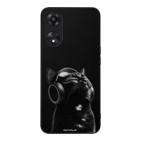 Θήκη Sonique Men's Edition για Oppo A78 5G Audio Kitten - Black