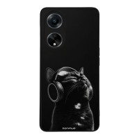Θήκη Sonique Men's Edition για Oppo A98 5G Audio Kitten - Black
