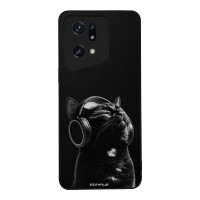 Θήκη Sonique Men's Edition για Oppo Find X5 Pro 5G Audio Kitten - Black