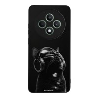 Θήκη Sonique Men's Edition για Oppo Reno12 F 5G / Oppo Reno12 FS 5G Audio Kitten - Black