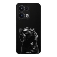 Θήκη Sonique Men's Edition για Oppo Reno13 Pro 5G Audio Kitten - Black