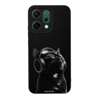 Θήκη Sonique Men's Edition για Oppo Reno14 5G Audio Kitten - Black