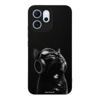 Θήκη Sonique Men's Edition για Oppo Reno14 F 5G / Oppo Reno14 FS 5G Audio Kitten - Black