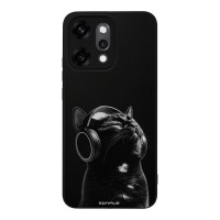 Θήκη Sonique Men's Edition για Oppo Reno14 Pro 5G Audio Kitten - Black
