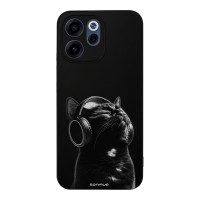 Θήκη Sonique Men's Edition για Oppo Reno15 F 5G / Oppo Reno15 FS 5G Audio Kitten - Black