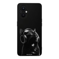 Θήκη Sonique Men's Edition για Oppo Reno7 Lite 5G / Oppo Reno8 Lite 5G Audio Kitten - Black