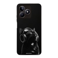 Θήκη Sonique Men's Edition Series για Realme C51 / Realme C53 / Realme Note 50 4G Audio Kitten - Black